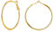Josfeva Creolen Silber 925 Groß, Sterling Silber Ohrringe, 40mm Gold Endless Huggie Rund Kreolen, Klapp-Ohrhänger für Damen Frauen Mädchen