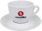 Drago Mocambo Cappuccino-Tasse mit Unterteller, Weiß, Glas, 160 ml, Cappuccino, Tasse