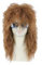 Topcosplay Perücke Herren Damen 70er 80er Vokuhila Perücke Proll Perücke für Fasching, Karneval, Halloween (Braun-4)