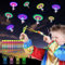 LED Leuchtspielzeug Partyartikel, 12 Stück Fliegendes Spielzeug Party Set, Leuchtspielzeug Schleuder, Led licht Nacht Hubschrauber, Led Springendes Spielzeug für Kinder, Mitgebsel Kindergeburtstag