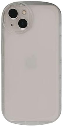 WQCSH Compatible with iPhone 13 Mini 5.4 inch Case Slim Shockproof With Camera Protection Clear Case Soft Candy Color Silicone Case Bumper Phone Cover - White