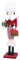 LOVIVER 38cm Wooden Nutcracker Ornaments Xmas Desktop Decoration Traditional Doll Nutcracker Crafts for New Year Festival Props Table, Gifts