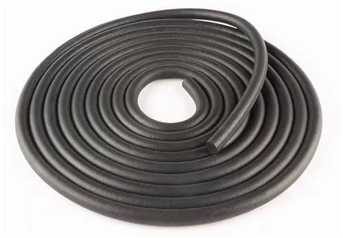 5 Meter Rundschnur Fugen-Dichtschnur, Ø4mm Durchmesser Fugenschnur Füllschnur, EPDM Fugenfüllprofil Fugenabdichtung, Fugen-Dichtung für Fuge und Spalt Beton Füllung