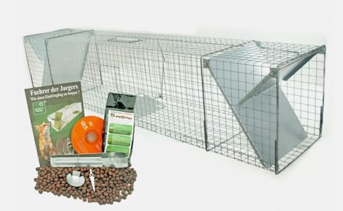 pokm toolsmarket - 150x29x31cm Lebendfalle, Waschbärfalle, Katzenfalle Marderfalle Rattenfalle, Wetterfeste, robuste Falle verzinkt, Tierfalle Hergestellt in EU