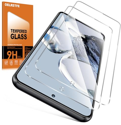Oelrstfe Verre Trempé pour Xiaomi 12T/12T Pro 5G 2 Pièces,Film de Vitre Protection écran Dureté 9H Anti Rayures Sans Bulless Ultra Transparent HD Haute Sensibilité Protecteur D'écran