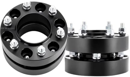 Spurplatten Für Ford Für Ranger Alle Modelle 4 Stück Spurverbreiterungen 38mm Spacer Kit & Schrauben 6x139,7 Anschraubbare Legierung Nabe Centric 93,1 Distanzscheiben Auto