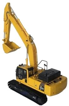 Simulation Construction Ingénierie Voiture Pelle en Alliage modèle d'ingénierie échelle 1:50 pour Komatsu PC400LC-8 PC450-8 Collection Souvenir Affichage Ornements Cadeau Jouet(Yellow PC450-8)