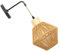 MAGICLULU Retro-wandlampe Wohnzimmer Wandlampe Rustikales Licht Rattan -lampenschatten Rattanlampe Dekorativ Wandlampe Für Wohnzimmer Wandleuchte Licht Dekorative Wandleuchte Rattan