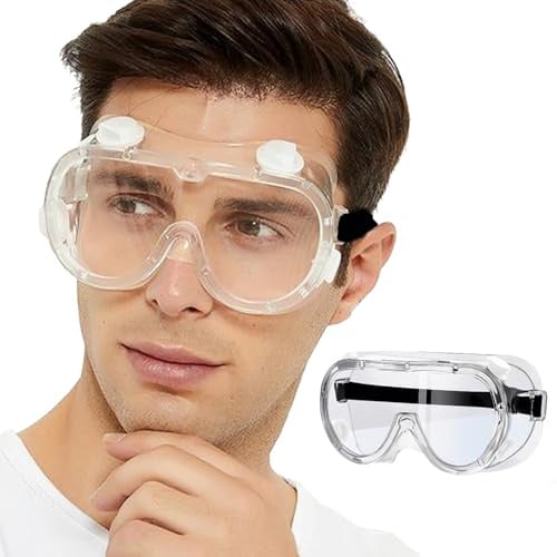 ZBJBinCH Adjustable Eyelash and Eyebrow Protector Shower Goggles Shield, Post-LASIK Eye Shields, Glasses-Friendly Design for Microblading Aftercare, Eyelash Extensions