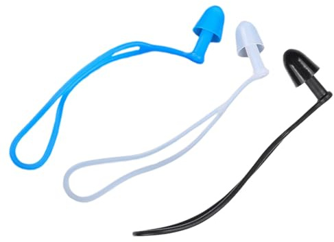 Yardwe 3 paia Tappi per Orecchie da Nuoto Impermeabili in Silicone Flessibile per Adulti Protezione Antirumore per Piscina Surf Snorkeling e Sport Acquatici