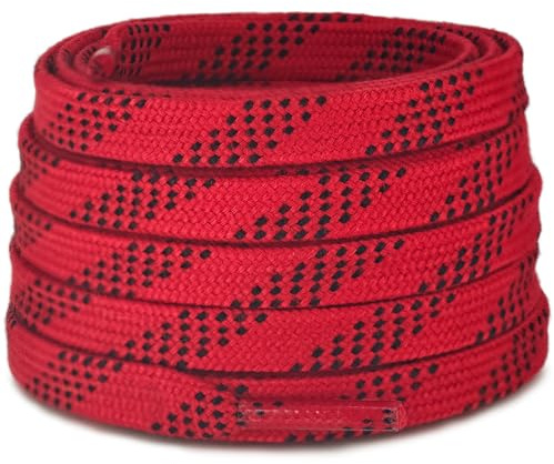 Lacesgian Professional Roller Ice Hockey Skate Laces, Flat Durable Anti-Fracture Polyester Shoelaces for Figure Skates, Boots