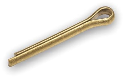 20x Westco 7/8 x 1/8 Durable Brass Cotter Pin | Split Pin for Securing Nuts, Bolts & Fittings in Plumbing Applications