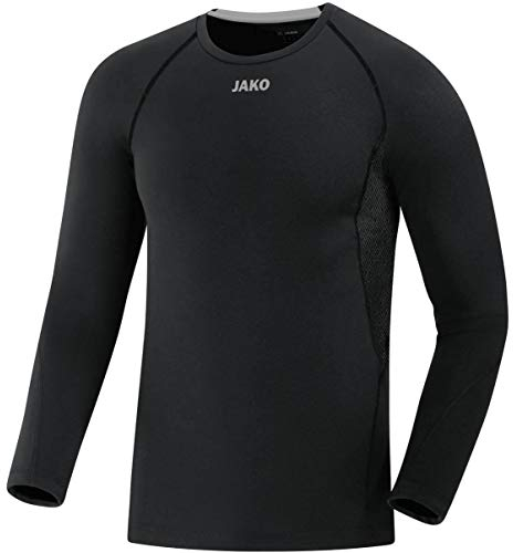 JAKO Herren Compression 2.0 Longsleeve, Schwarz, XL EU
