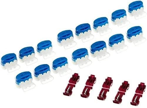 Genisys 15 connettori Cavo + 5 terminali di connessione compatibili per Robomow ® RX* RC* RS* - Scatola richiudibile