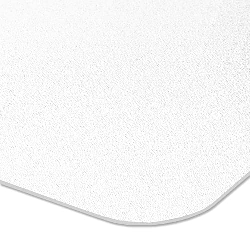 etm® Bürostuhlunterlage - 100x120 cm - transparente Bodenschutzmatte für Laminat, Parkett, Fliesen und Hartböden