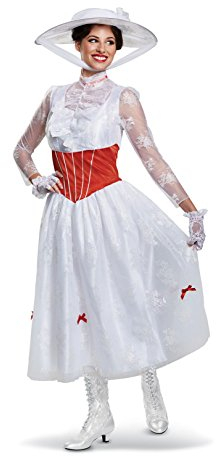 Disguise Women's Mary Poppins Deluxe Adult Costume