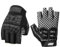 Seibertron Lineman 2.0 Handschuhe - Gepolsterte Handfläche, Halbfinger- und Fingerlose Handschuhe für Football-Receiver, Flexible TPR-Aufprallschutzrücken Erwachsener Black L