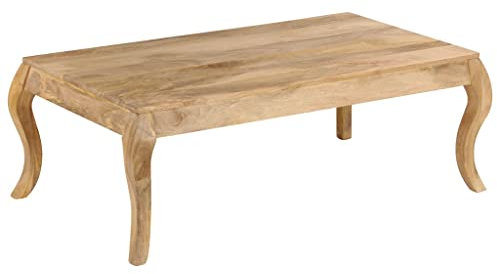 vidaXL Mangoholz Couchtisch 110x60x40 cm Beistelltisch Sofatisch Kaffeetisch