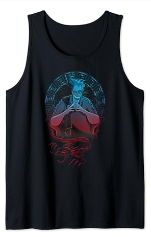 Disney Hercules Hades Geometric Framed Portrait Tank Top
