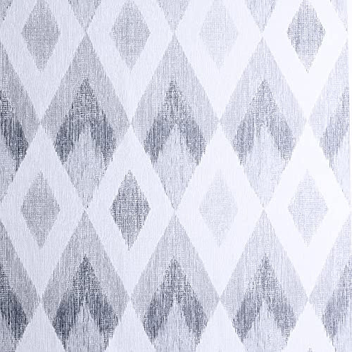 Arthouse Scandi Diamond Silver Vinyl Wallpaper for Living Spaces & Feature Walls, 53 cm x 10.05 m Roll, 297200