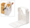 DSDecor Bread Slicer Foldable Bread Cutting Guide with 5 Slice Thicknesses Mold, Bread Bagel Loaf Sandwich Cutter Slicer