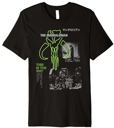 Star Wars Mandalorian Collage Poster Premium T-Shirt