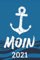 Moin 2021: Kalender 2021 / Planer 2021 / Norddeutsch / Plattdeutsch / Norddeutschland / Ostsee / Nordsee / A5