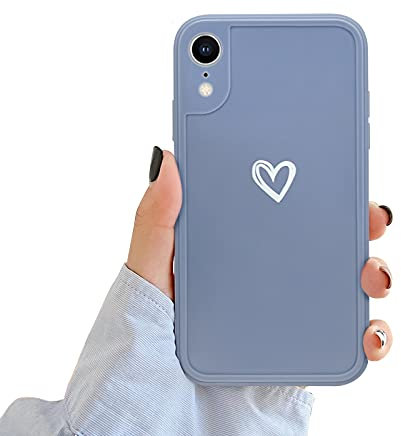 Newseego Ultra Thin Silicone Protective Case Compatible With iPhone XR for Girls Women - Soft Mobile Phone Cover - Grey
