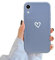Newseego Ultra Thin Silicone Protective Case Compatible With iPhone XR for Girls Women - Soft Mobile Phone Cover - Grey