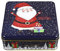 Cabilock Keksdose Weihnachten Weihnachtsmann Muster Blechdose Metalldose Plätzchendose Gebäckdose Süßigkeit Cookie Dosen Weihnachtsdose Vorratsdose für Weihnachten Urlaub Party Favor Gastgeschenke