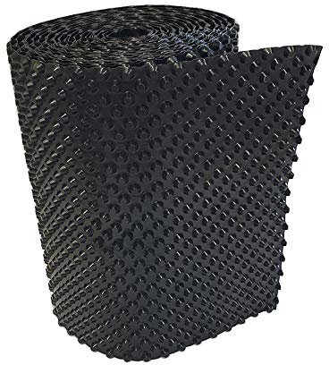 Lámina corrugada para drenaje, 0,5 m x 20 m, protección de muros, 2 unidades