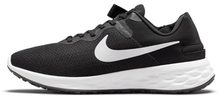 Nike Herren Revolution 6 Flyease Sneaker, Black White Iron Grey, 44.5 EU