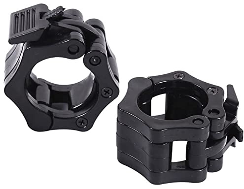 EastyGold Paire de colliers de serrage olympiques pour barre d'haltérophilie - Libération rapide - Boucle d'haltère professionnelle - Pour gym, exercice, fitness, bodybuilding - 5,1 cm