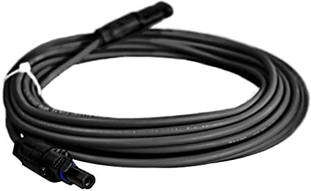 Solarkabel Verlängerungskabel 4mm² mit Solarsteckern schwarz 40m