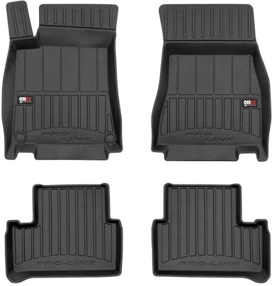 OMAC Gummi Fußmatten kompatibel mit Mercedes A Klasse W177 2018-2025 Premium TPE Schwarz 4X