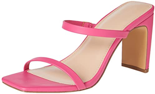 The Drop Avery - Sandali Con Tacco Alto A Due Cinturini da Donna, Rosa Shocking, 38.5