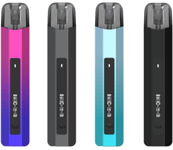 Smok Nfix Pro E Zigarette Set - 700 mAh - 2 ml Tankvolumen - Zugautomatik - nikotinfrei - Farbe: silber-blau