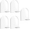 Jomewory 5 Acryl Clear Arch Tischkarte Gewölbte Acrylglasplatten mit Runder Oberseite Acrylschild blanko für Hochzeit Blank Acryl Tischschild für Hochzeitsständer, gewölbte Schilder, Partys