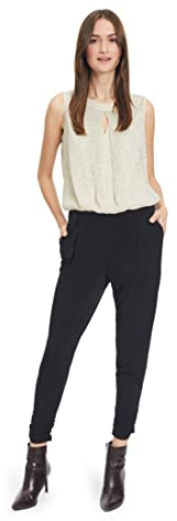 Vera Mont Damen 0234/4835 Overall, Aufnäher, goldfarben/schwarz, 38