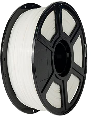 FLASHFORGE ABS PRO 3D-Drucker-Filament, Robuste und Hitzebeständige Filamente, 1kg Spule (2.2lbs), Maßgenauigkeit +/- 0,02 mm, Starke und Langlebige ABS-Verbrauchsmaterialien (Durchsichtig)