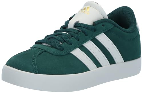 adidas Unisex Kids Vl Court 3.0 Green/Off White/Gold Metallic 2.5 UK 35 EU