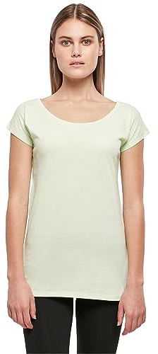 Build Your Brand Damen Bb013-ladies Wide Neck Tee T-Shirt (1er Pack)