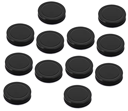 BESTonZON 16pcs Mason Jar Lids Metallic Tops Regular Mouth Jars Lid Canners for Canning Cover Ball Wide Mouth Mason Jars Reusable Ball Glass Jars Metalic Top Tin Lids Tinplate Seal Jacket