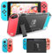 Schutzhülle für Nintendo Switch, Durable Hard Hülle Switch Zubehör für Nintendo Switch Hülle Shock-Absorbent & Anti-Scratch Switch Spiel Dockable Case für Switch Games Clear Slim Shell - Transparent