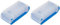 TimeTex Karteikasten für A8 Kunststoff, Blau (Packung mit 2)