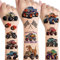 Tattoo Kinder Jungen,Monster Truck Tattoo Sticker,8 Blätter Hautfreundlich Monstertruck Kindertattoos Temporäre Tattoos,Mitgebsel Kindergeburtstag Gastgeschenke Party Deko Geburtstag Deko
