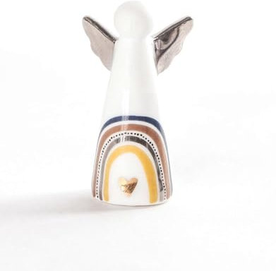 Good old Friends Porzellan Minischutzengel Regenbogen