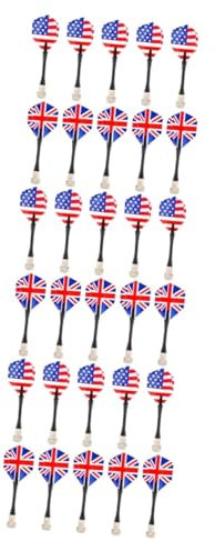 INOOMP 30pcs Safety Magnetic Darts for Boys and Girls Adults America Target Toys Accessories