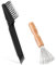 Molain 2 Stück Bürstenreiniger, Haarbürstenreiniger Bürstenreiniger haarbürste Haarbürsten reiniger Brush Cleaner Hair Brush Cleaner zum Entfernen Haaren von Bürsten Kämmen Badematten Teppichen