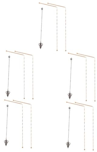 SOLUSTRE 5ensembles Tiges De Divination Pour Chasse Aux Fantômes Recherche Eau Pratique Avec Pendule Pour Exploration Extérieure